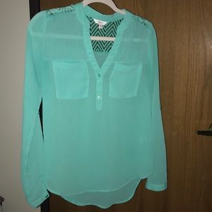 Mint Green Candies Blouse